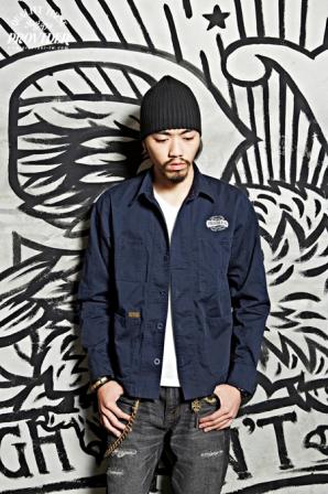 【SALE 50%OFF】Provider Fast Or Die Work Coat NAVY