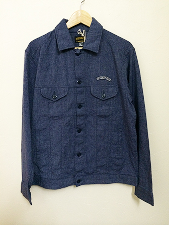 【SALE 50%OFF】SEVENTY FOUR TRACKER　JACKET BLUE(セブンティーフォー・トラッカージャケット・ブルー)