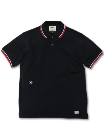 SEVENTY FOUR BUG HUNTING POLO SHIRTS BLACK(セブンティーフォー・バグハンチングポロシャツ・ブラック)