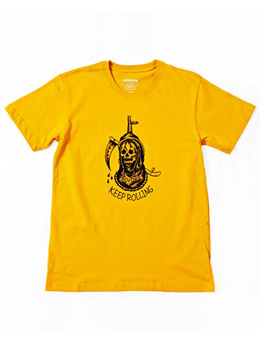 Provider KEEP ROLLING "Noose Tee"MUSTARD YELLOW