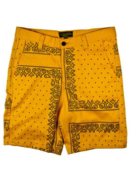 【SALE 30%OFF】Provider KEEP ROLLING "Bandana Shorts" MUSTARD YELLOW