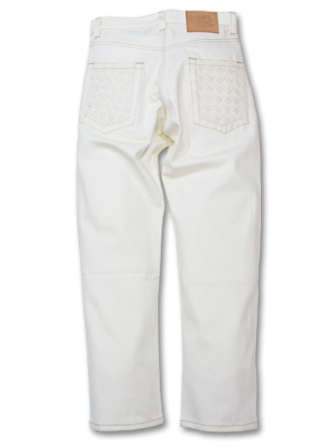 【SALE 50%OFF】SEVENTY FOUR WASHED TYPE 2 DENIM PANT WHITE(セブンティーフォー・ウォッシュデニム・ホワイト)