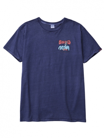 【SALE 40%OFF】FUCT SSDD DYING HAND TEE 4609 P.NAVY (ファクト・デイングハンドTシャツ・ピグメントネイビー)