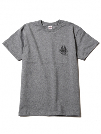 CUTRATE WHEEL WING T-SHIRT/GRAY(カットレート・ホイールウィングTシャツ・グレー)