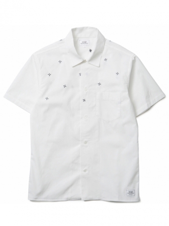 【SALE 50%OFF】CRIMIE / CROSS SHIRTS WHITE(クライミー・クロスシャツシャツ・ホワイト)