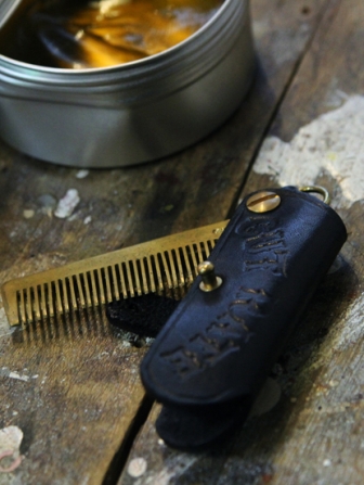 CUTRATE LEATHER COMB/BLACK (カットレート・レザーコンボ・ブラック)