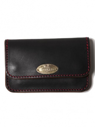 CUTRATE LEATHER SHORT WALLET/BLACK(カットレート・レザーショートウォレット/ブラック）