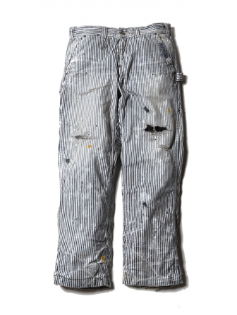 CUTRATE HICKORY DAMEGE PAINTER PANTS　(カットレート・ヒッコリーダメージ加工ペインターパンツ)
